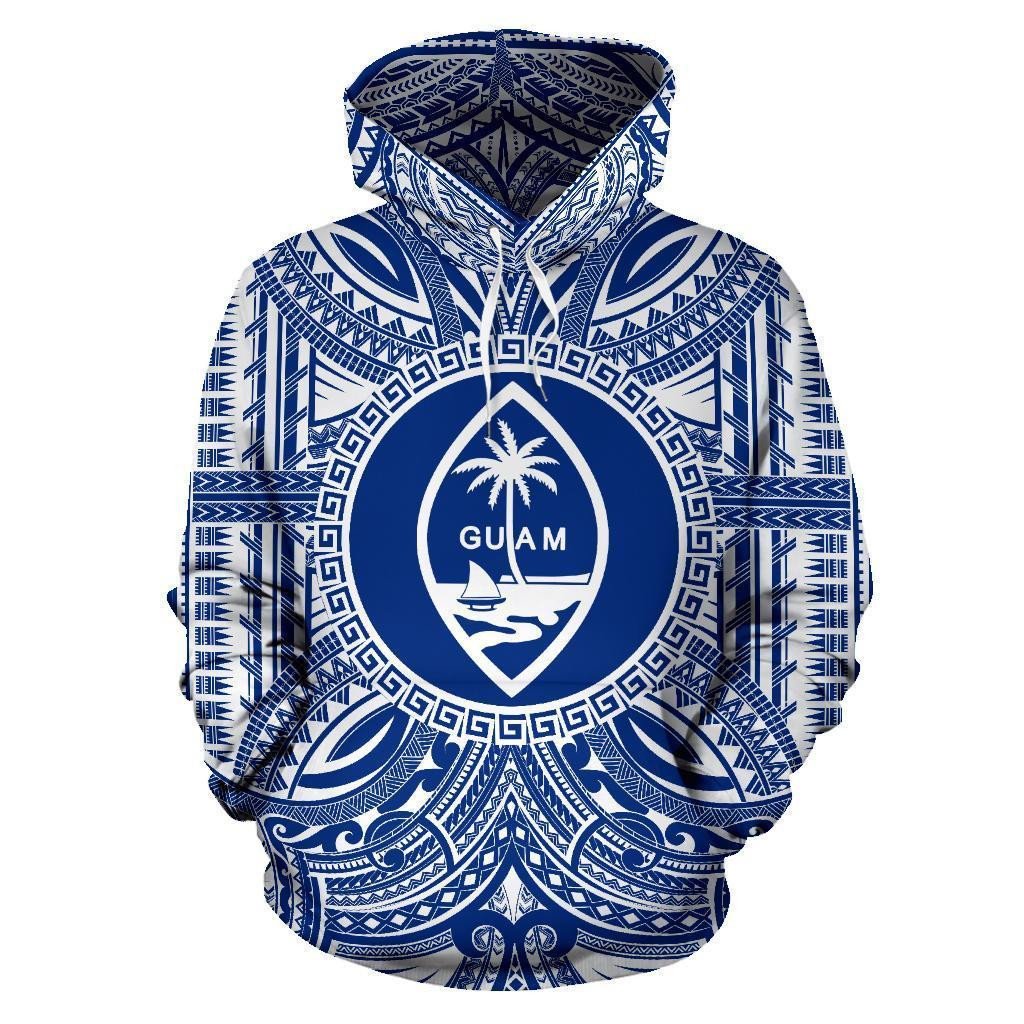 Guam Polynesian Tattoo Style Hoodie