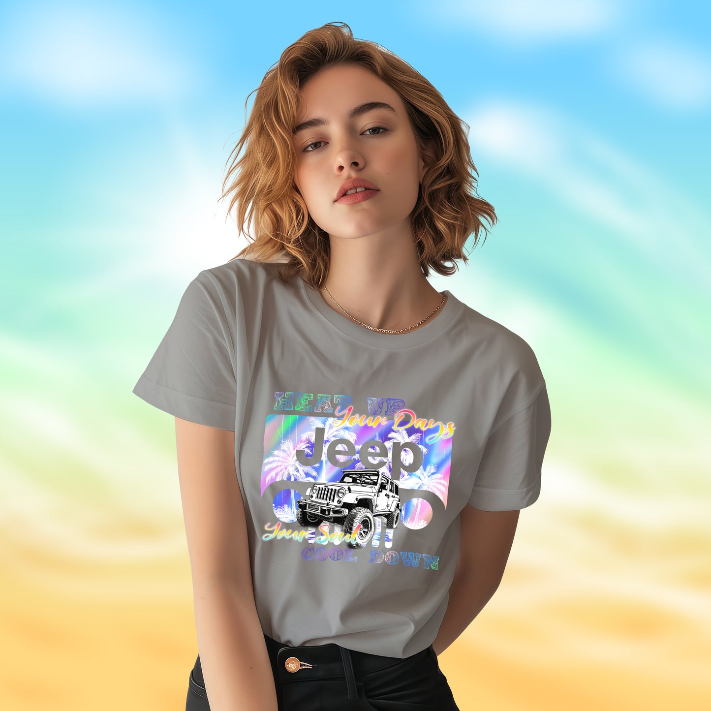 Heat Up Your Days, Cool Down Your Soul - 2D T-Shirt For Men/Women - TH02