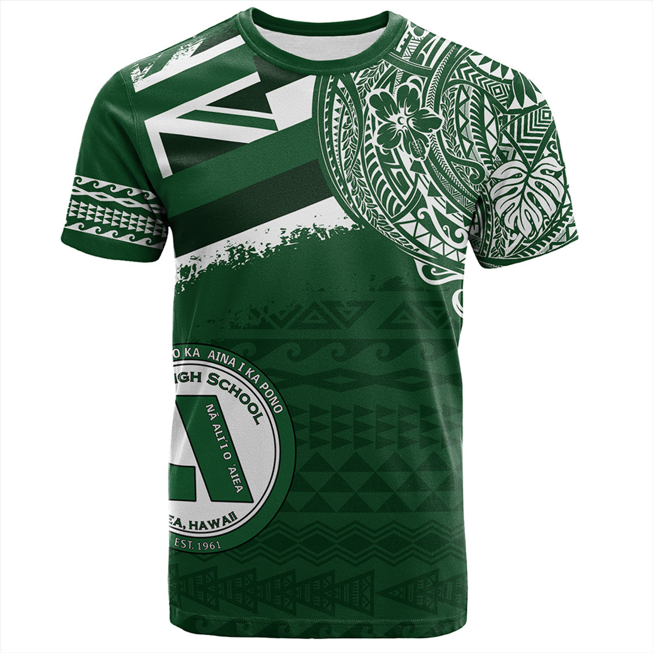 Hawaii Aiea High School Flag T-Shirt For Men/Women