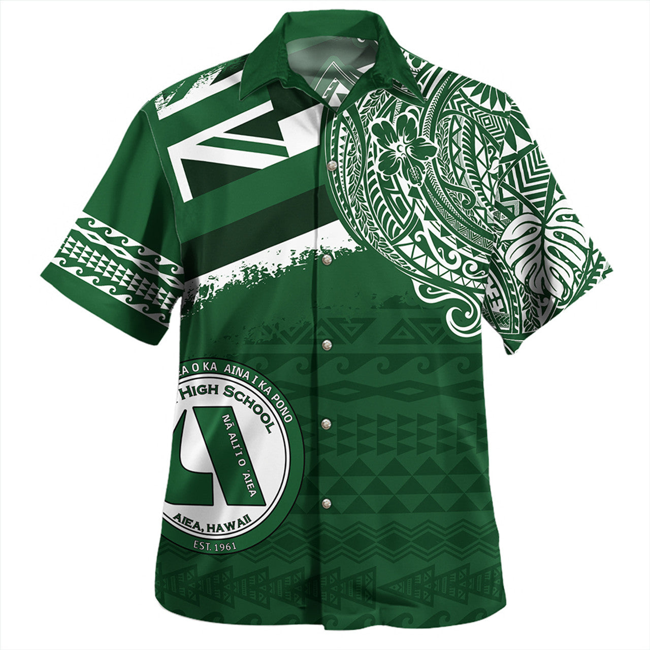 Hawaii Aiea High School Flag Hawaiian Shirt For Men/Women