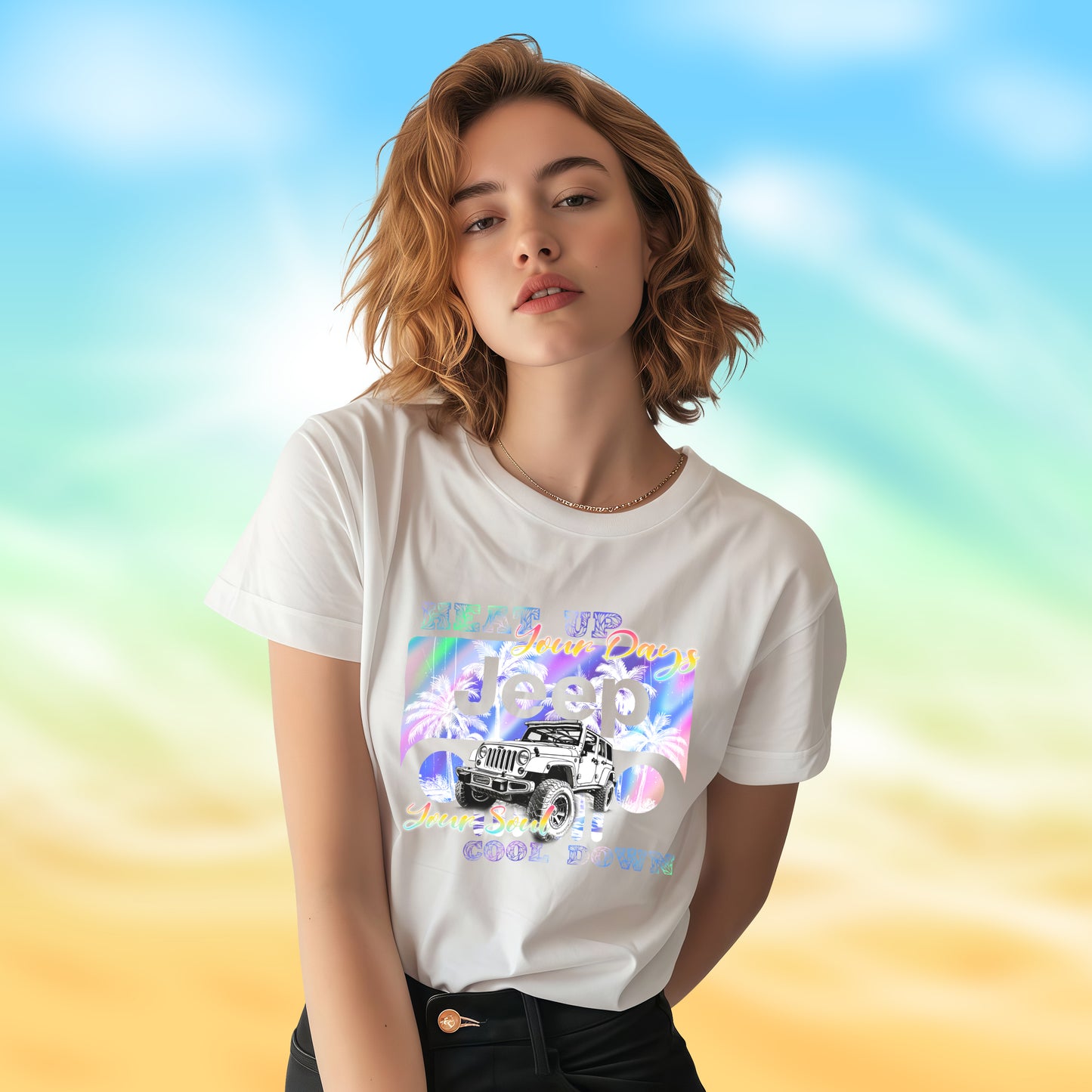 Heat Up Your Days, Cool Down Your Soul - 2D T-Shirt For Men/Women - TH02