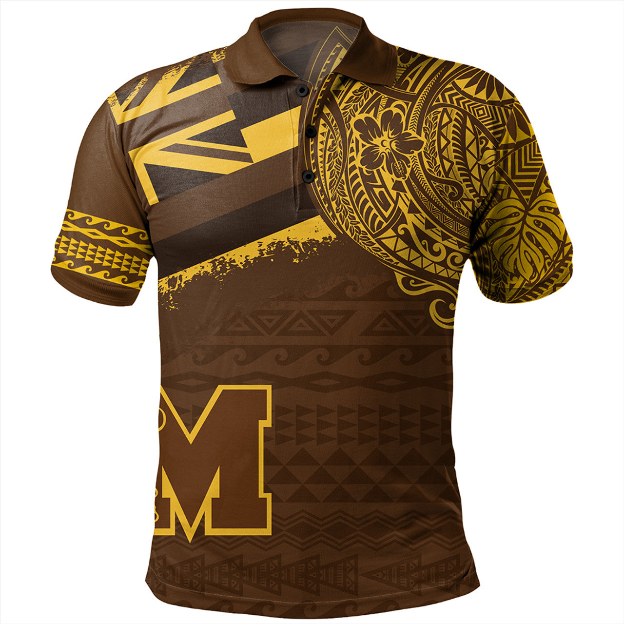 Hawaii Mililani High School With Crest Style Polo Shirt Unisex