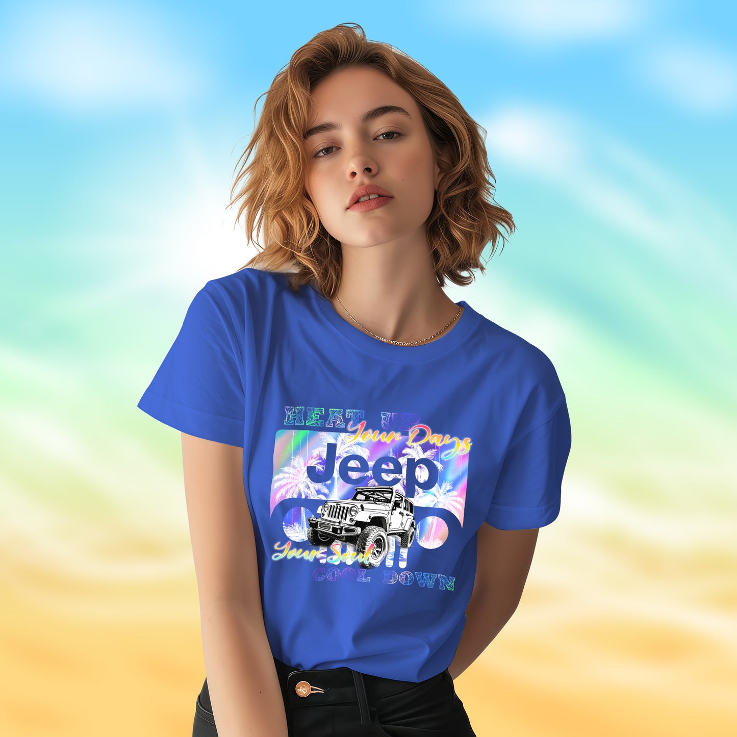 Heat Up Your Days, Cool Down Your Soul - 2D T-Shirt For Men/Women - TH02