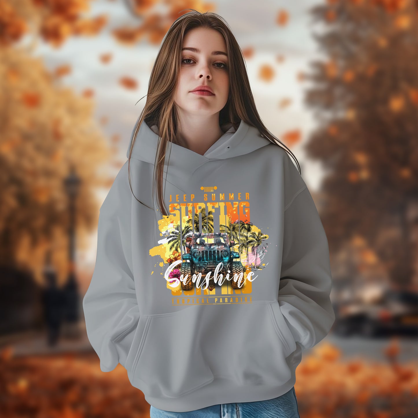 Sunshine Jeep Escape - 2D Hoodie For Men/Women - TH02