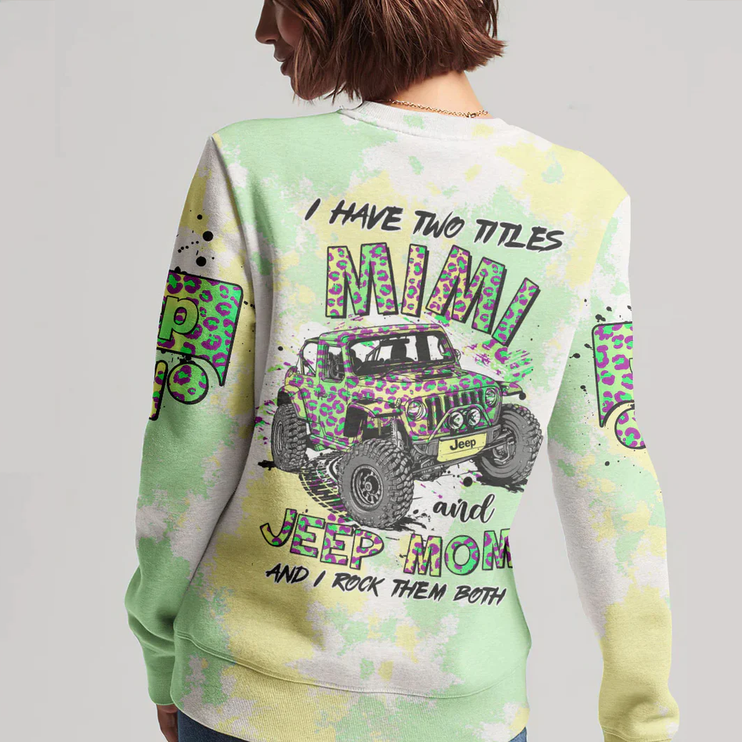 Leopard Jeep Mama Sweatshirt
