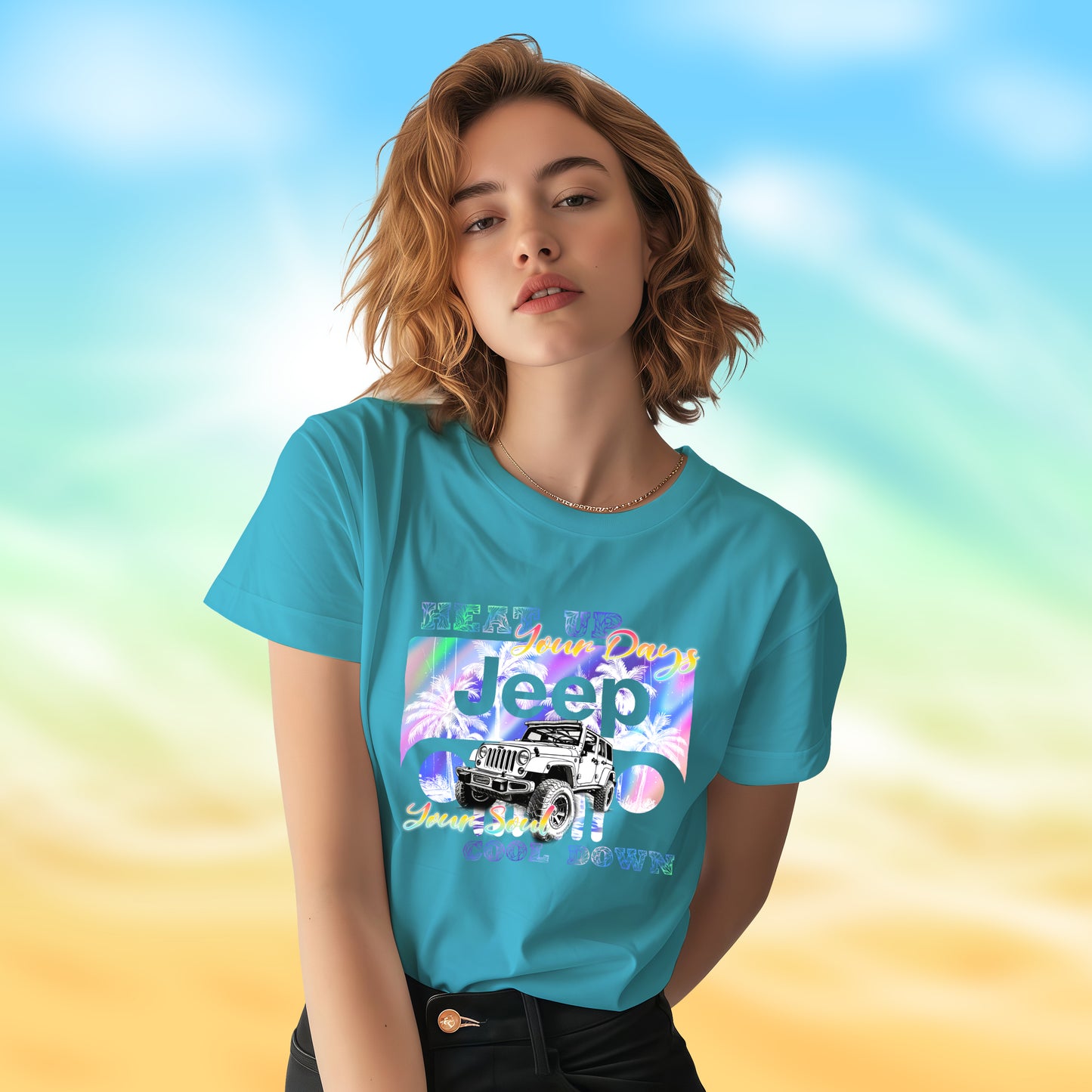 Heat Up Your Days, Cool Down Your Soul - 2D T-Shirt For Men/Women - TH02