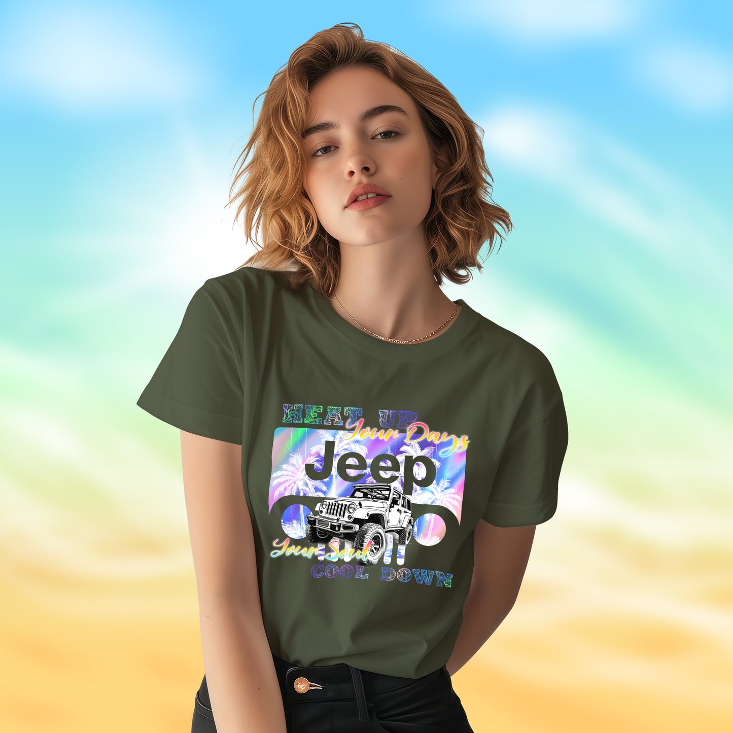 Heat Up Your Days, Cool Down Your Soul - 2D T-Shirt For Men/Women - TH02