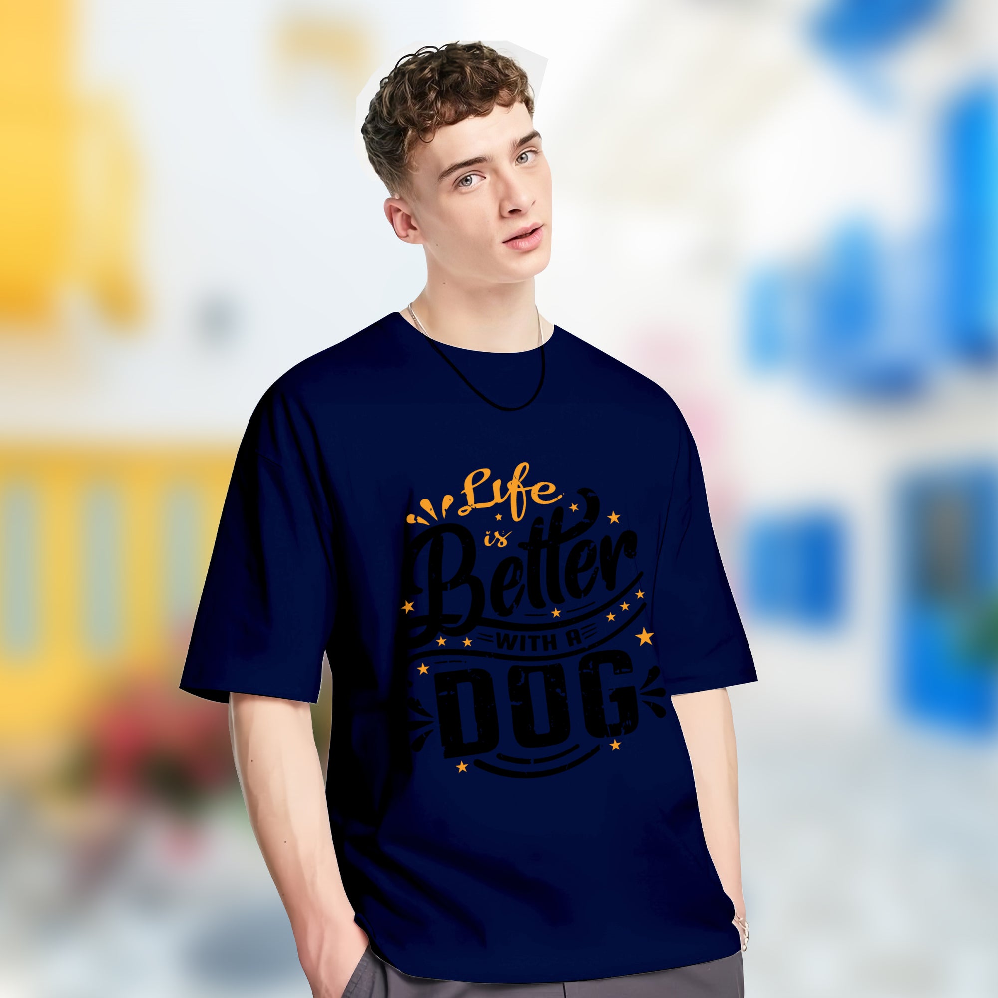 Life Is Better With A Dog ver.2 - 2D T-Shirt For Men/Women - TH02