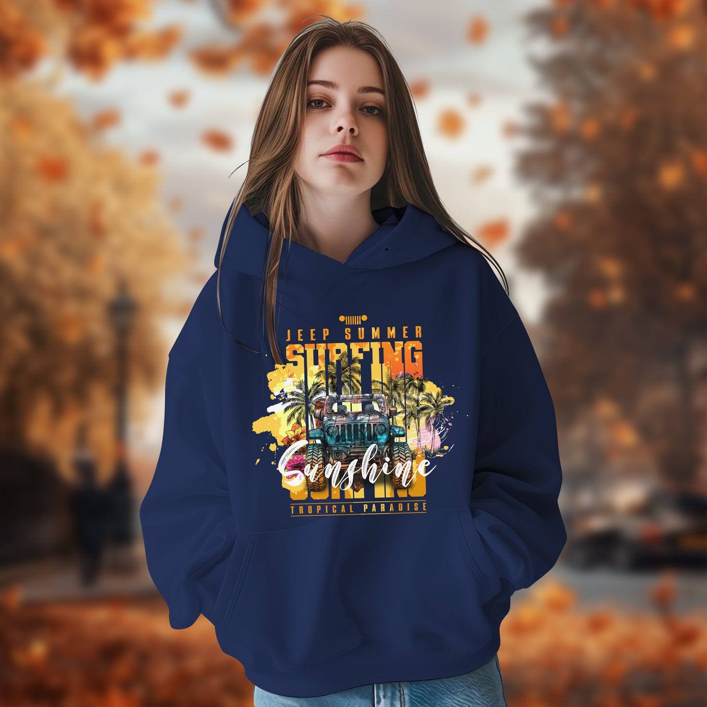 Sunshine Jeep Escape - 2D Hoodie For Men/Women - TH02