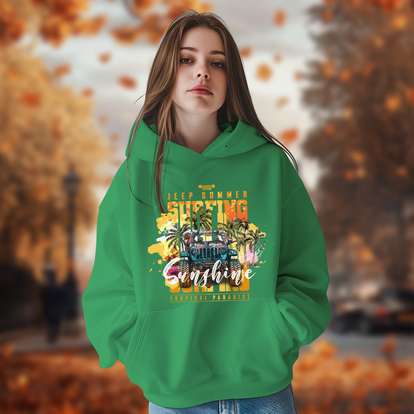 Sunshine Jeep Escape - 2D Hoodie For Men/Women - TH02