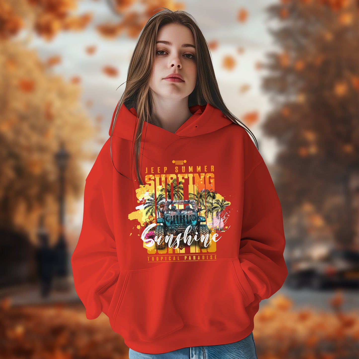 Sunshine Jeep Escape - 2D Hoodie For Men/Women - TH02