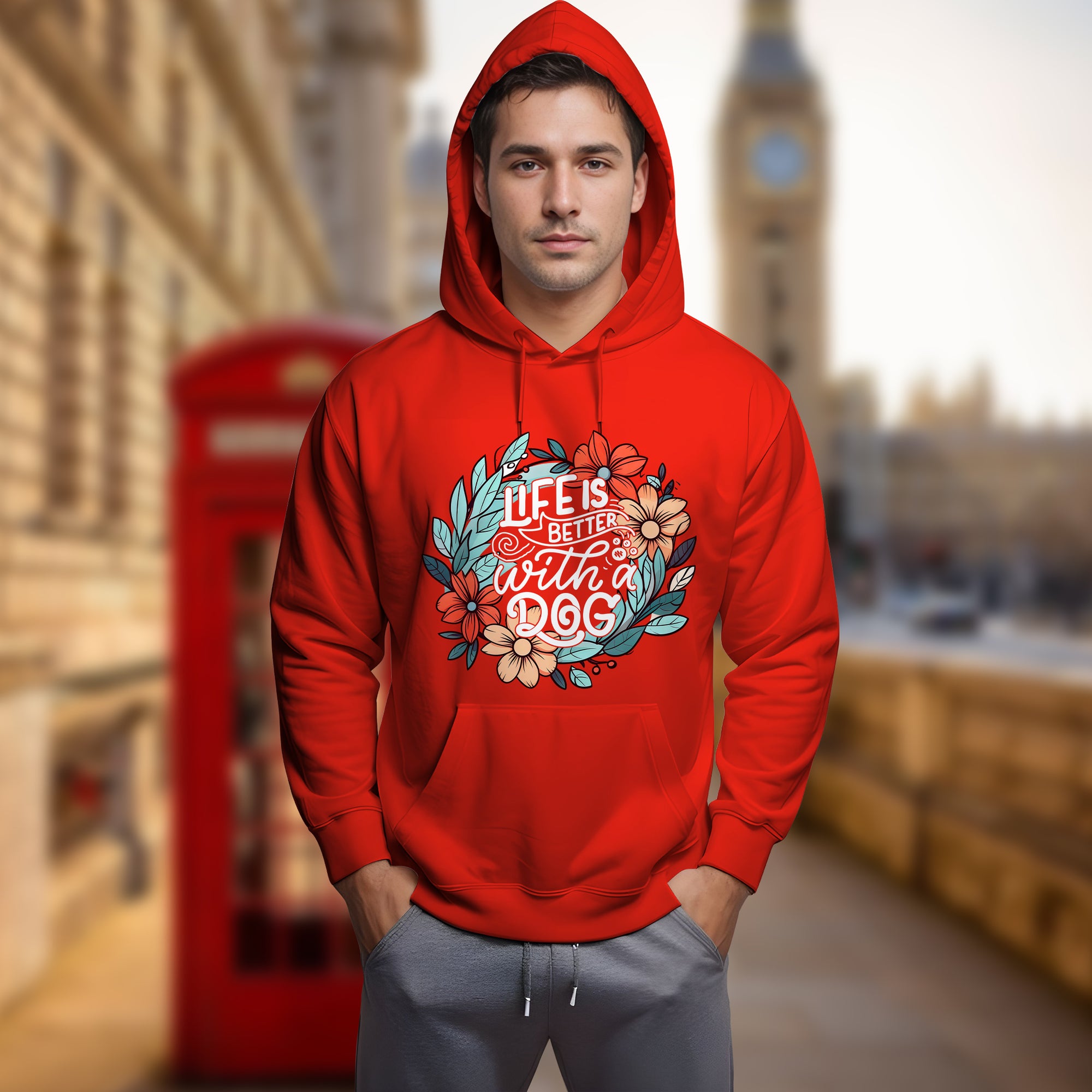 Life Is Better With A Dog - 2D Hoodie For Men/Women - TH02