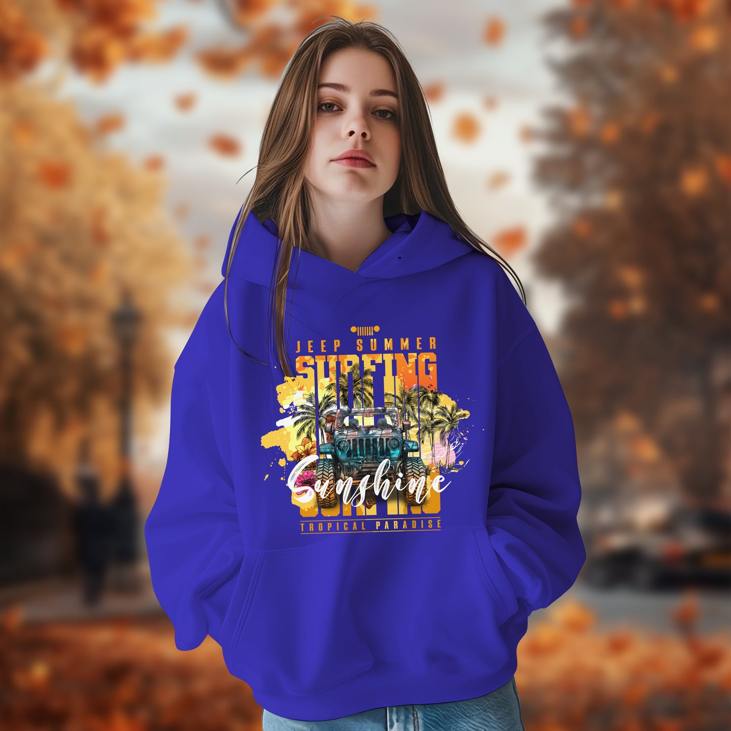 Sunshine Jeep Escape - 2D Hoodie For Men/Women - TH02