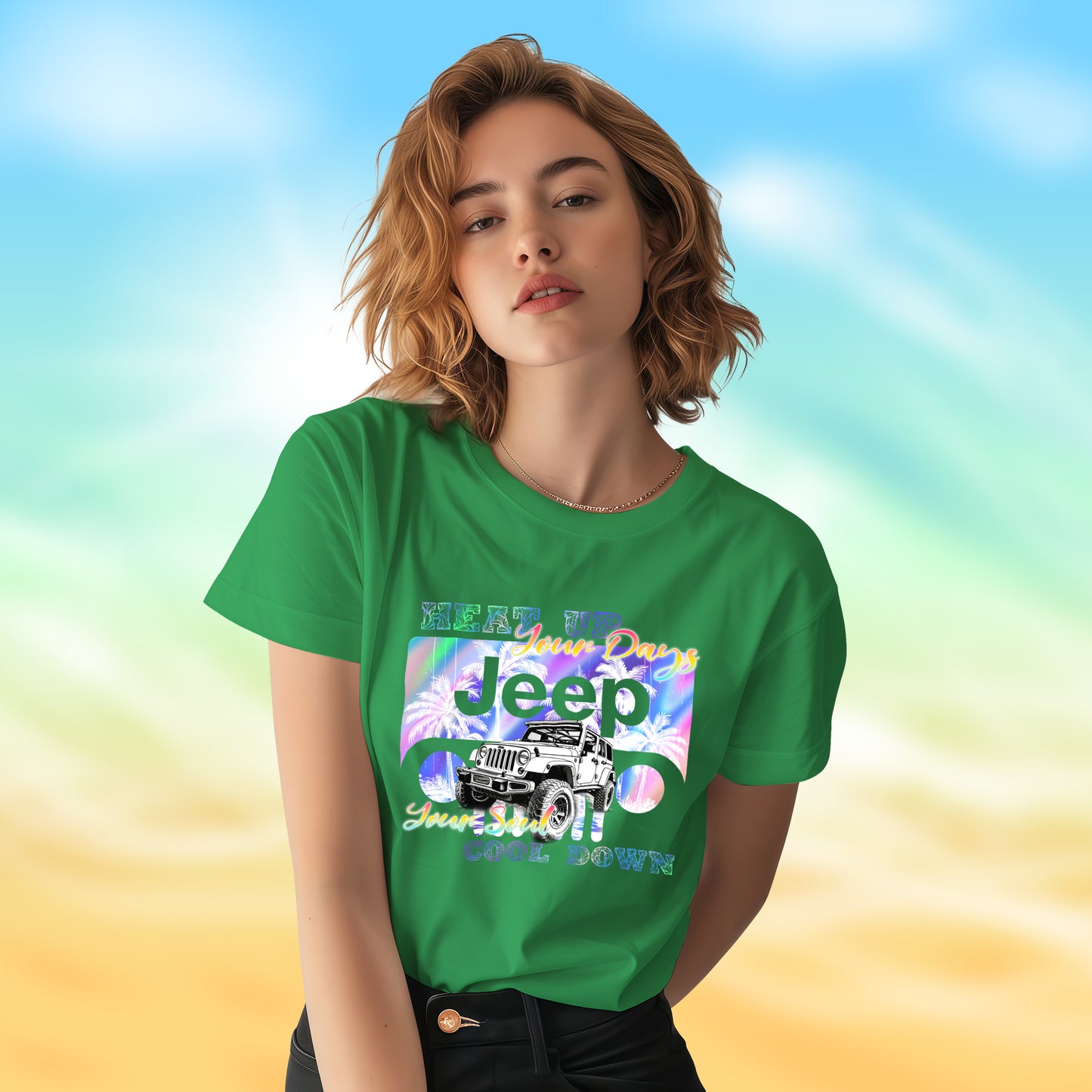 Heat Up Your Days, Cool Down Your Soul - 2D T-Shirt For Men/Women - TH02