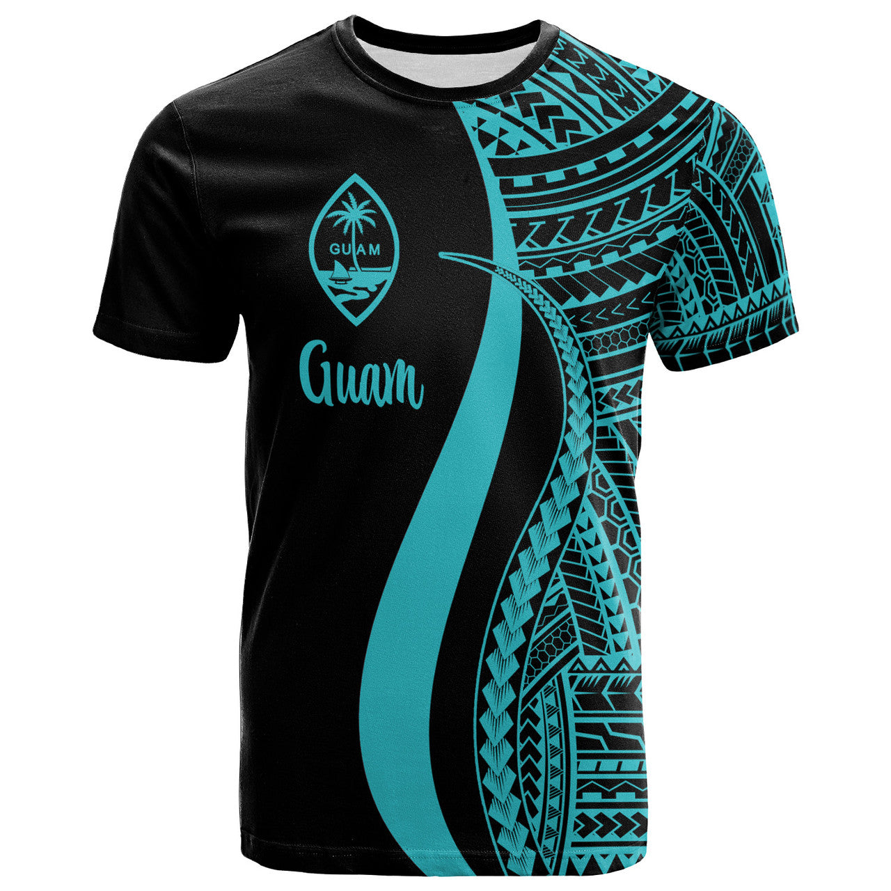 Guam Polynesian Tentacle Tribal Pattern T-shirt Unisex