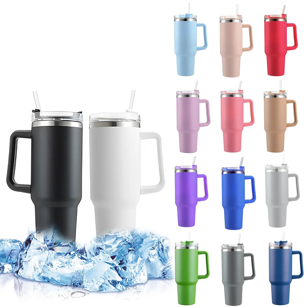 Stainless Steel Sports Tumbler 40oz Insulated Cup
