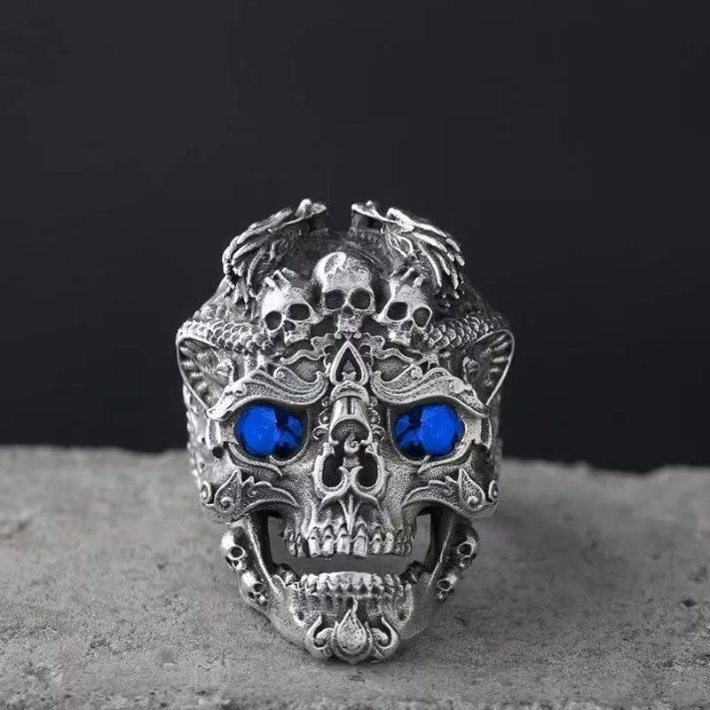 Bold Punk Rock Statement Ring