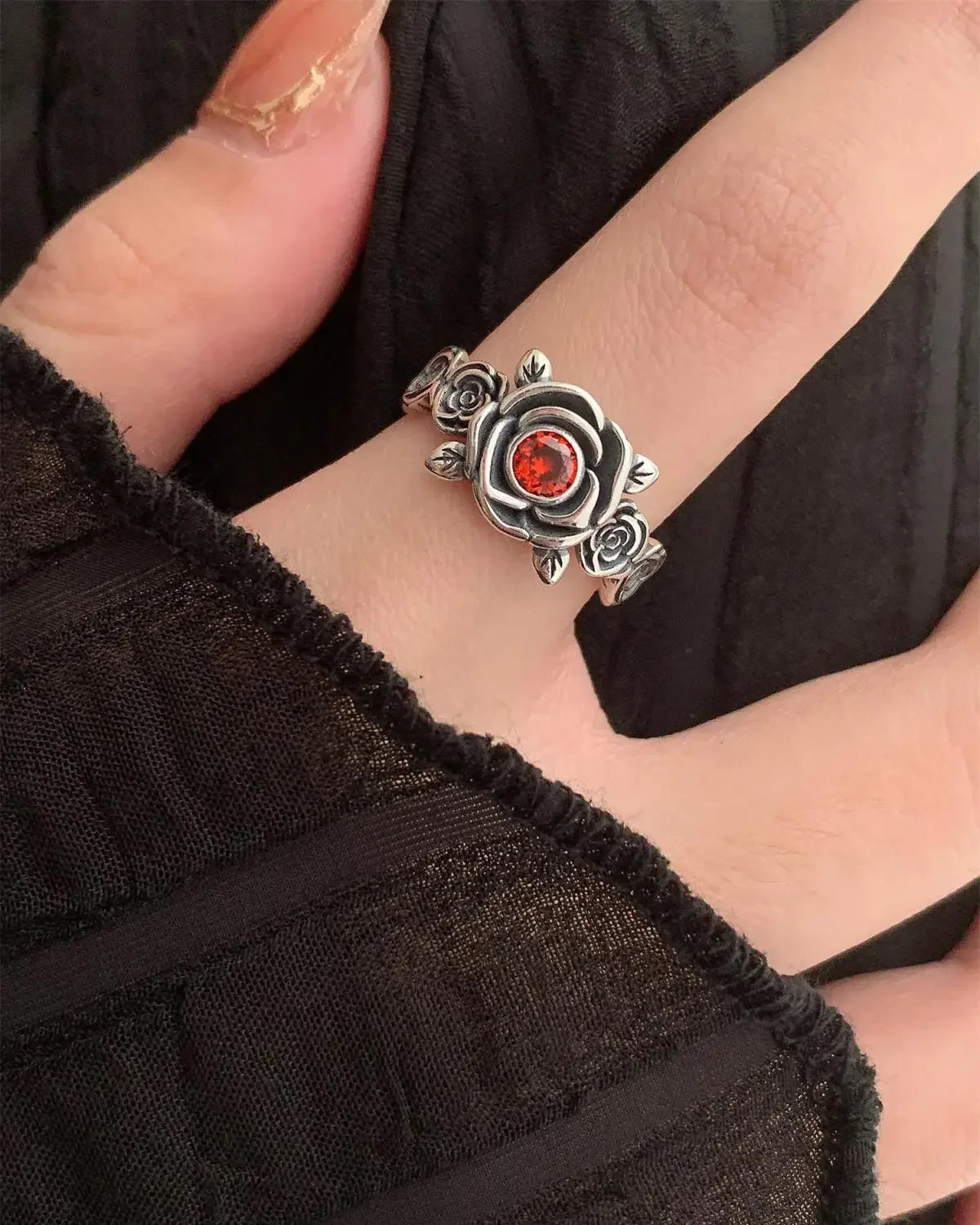 Minimalist Irregular Cocktail Ring