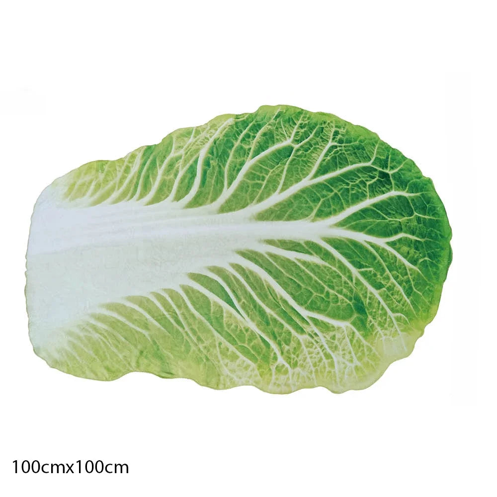 Cabbage Pancake Nap Blanket