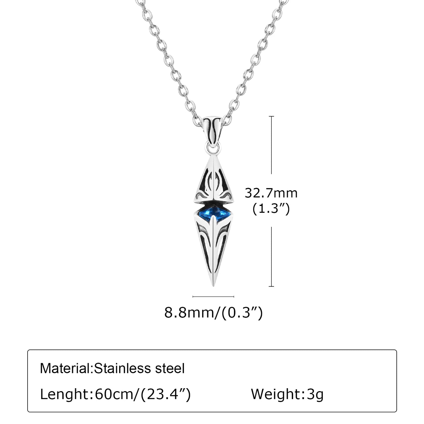 Steel Faith Torque Necklace
