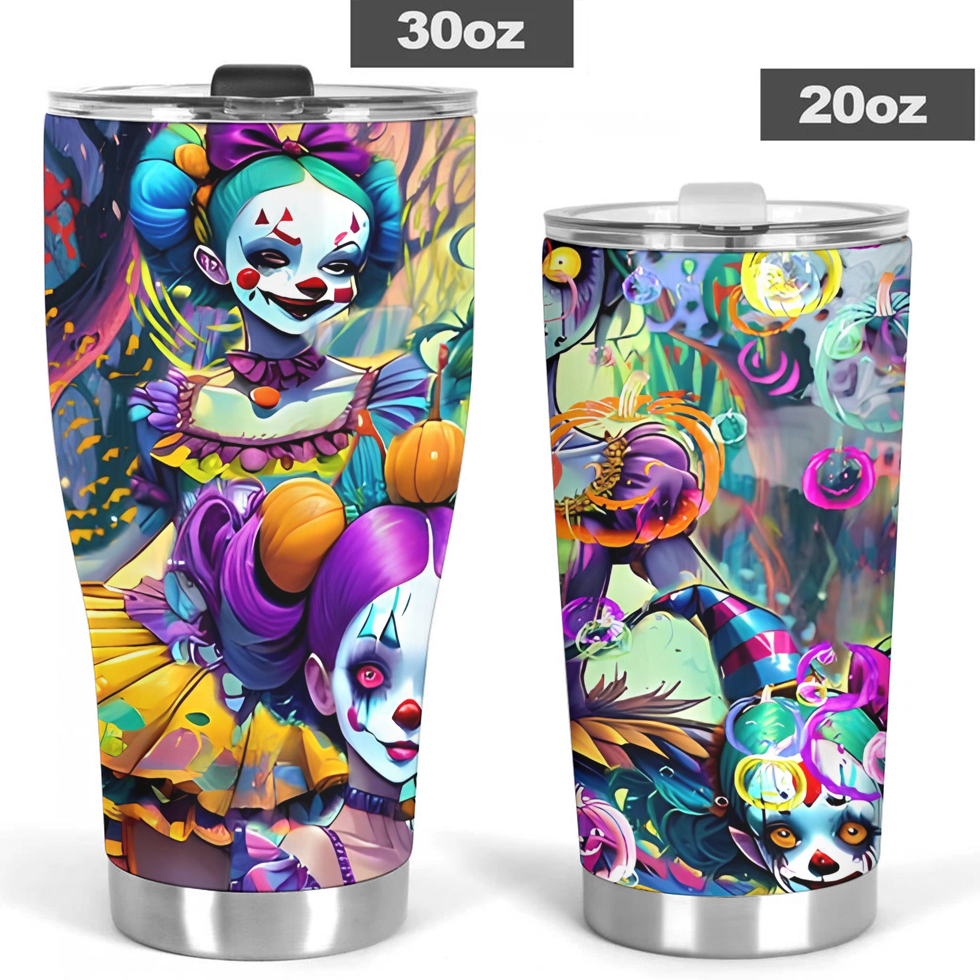 Doll Soul Design Halloween Vibes Stainless Steel Tumbler – 20oz/30oz - TH02