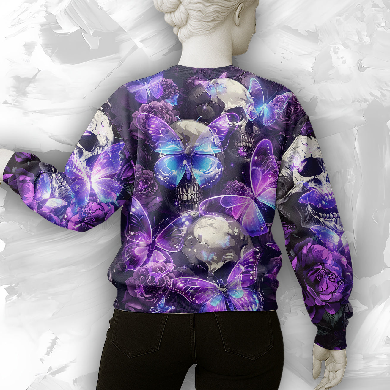 Nocturne Wings Design Halloween Vibes Sweatshirt - TH02