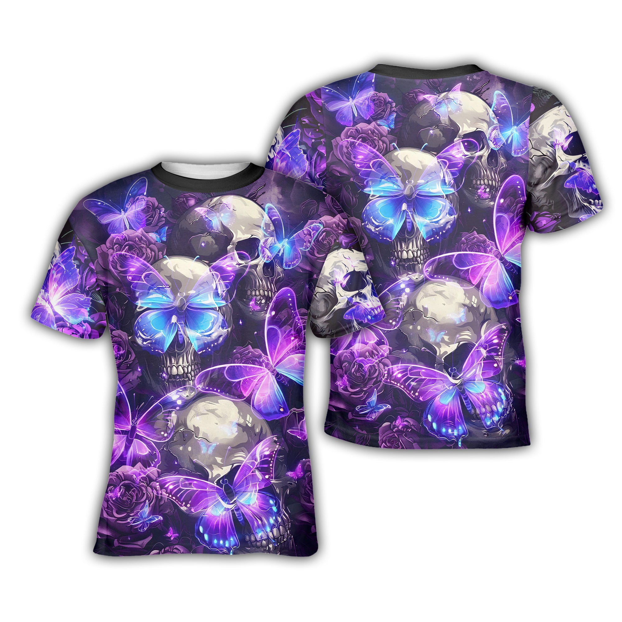 Nocturne Wings Design Halloween Vibes T-Shirt - TH02