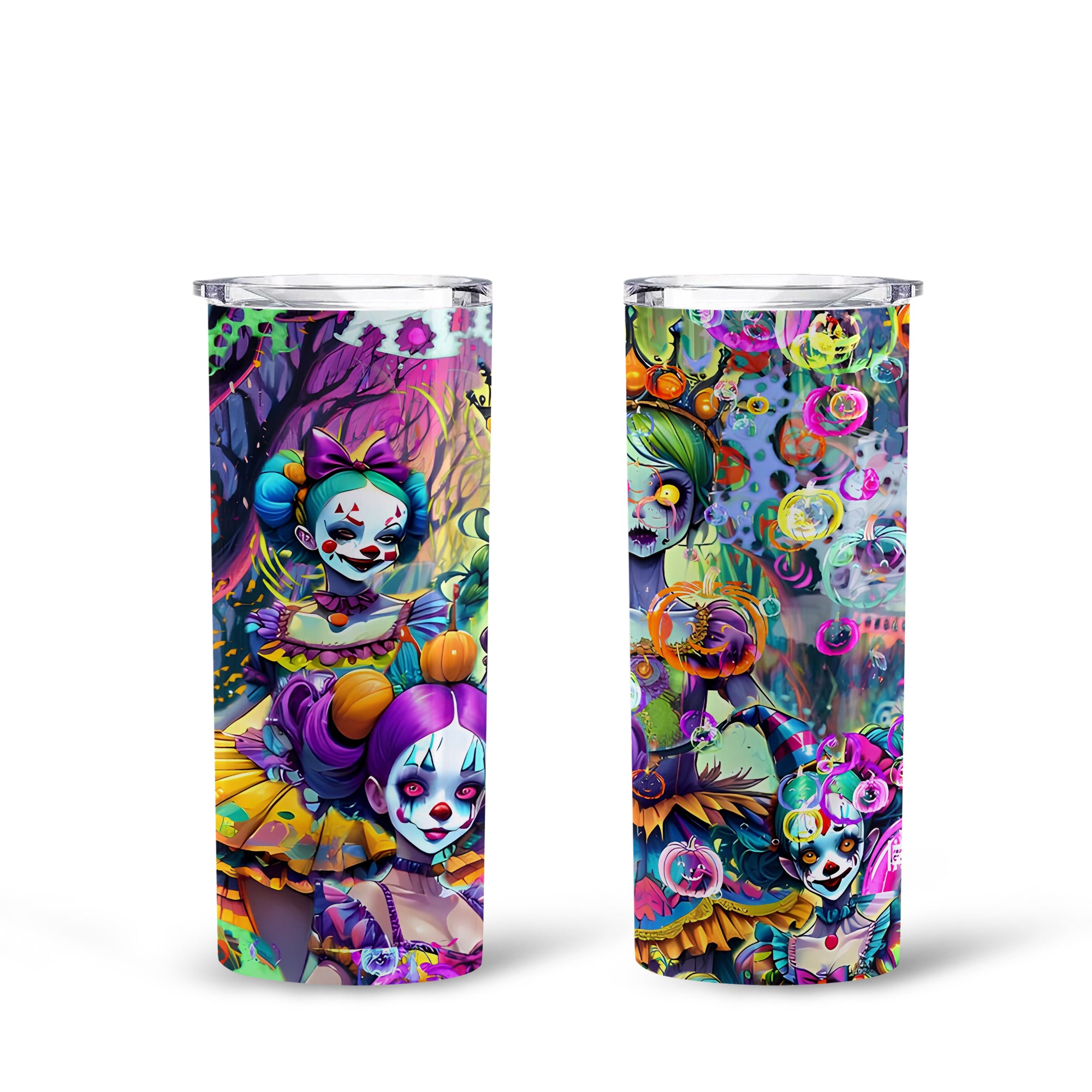 Doll Soul Design Halloween Vibes Skinny Tumbler – 20oz - TH02