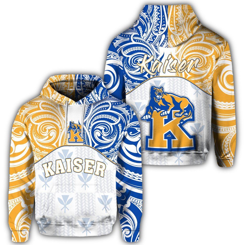 Hawaii Kanaka Kaiser High School Demodern Style Hoodie Unisex