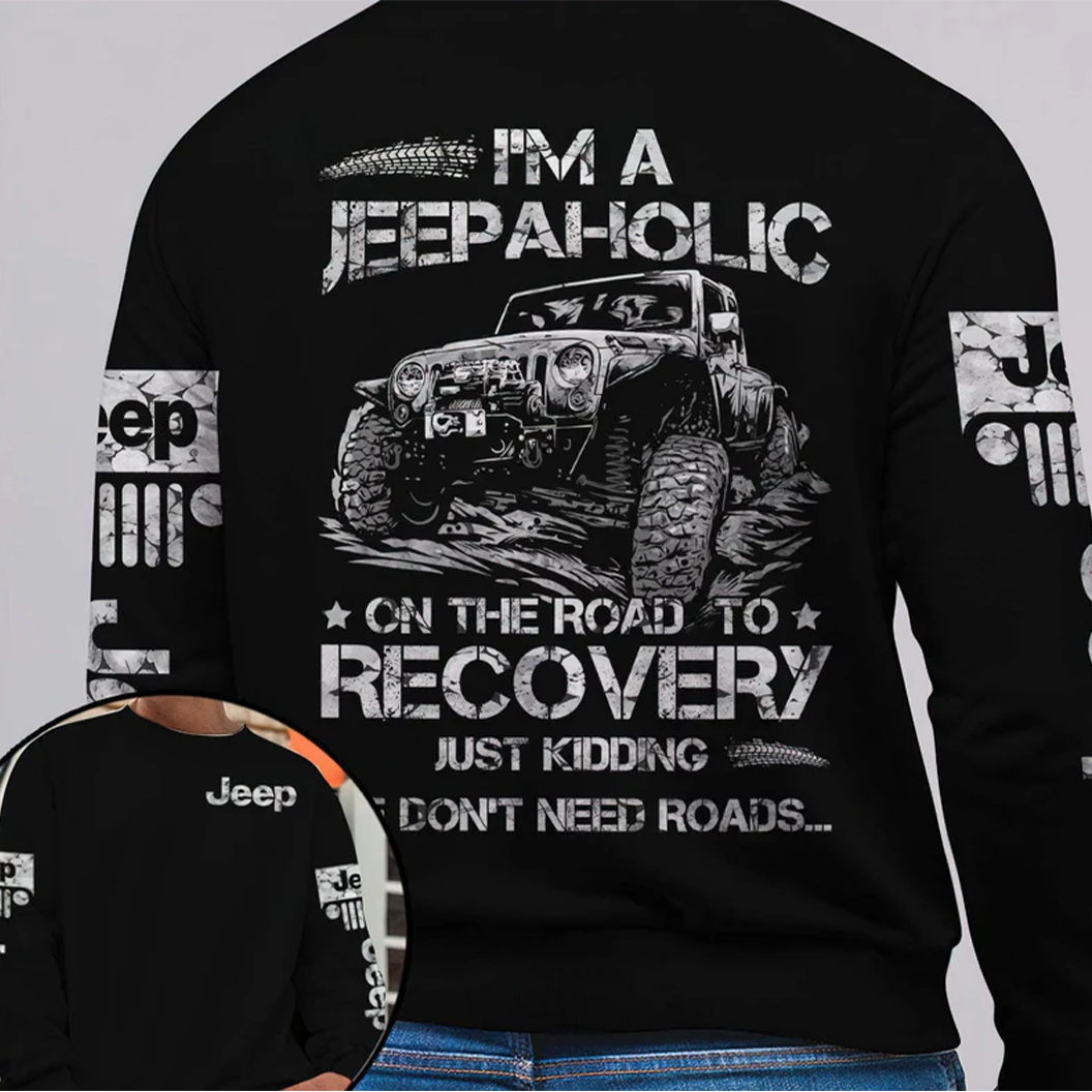 Jeep No Roads Needed Sweatshirt