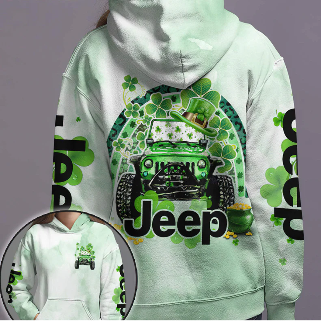 Jeep Leprechaun Driver Hoodie