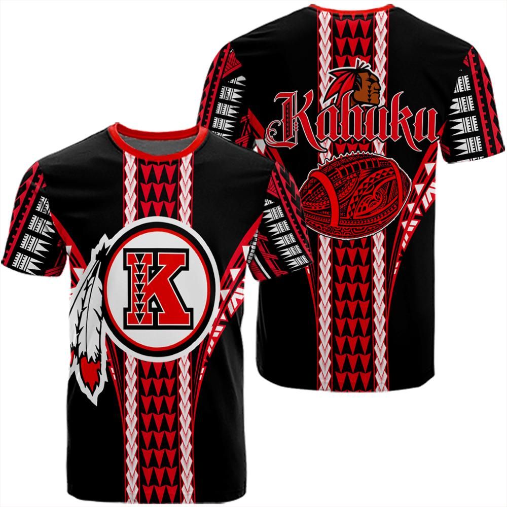 Hawaii Kahuku High Football Jersey T-shirt Unisex