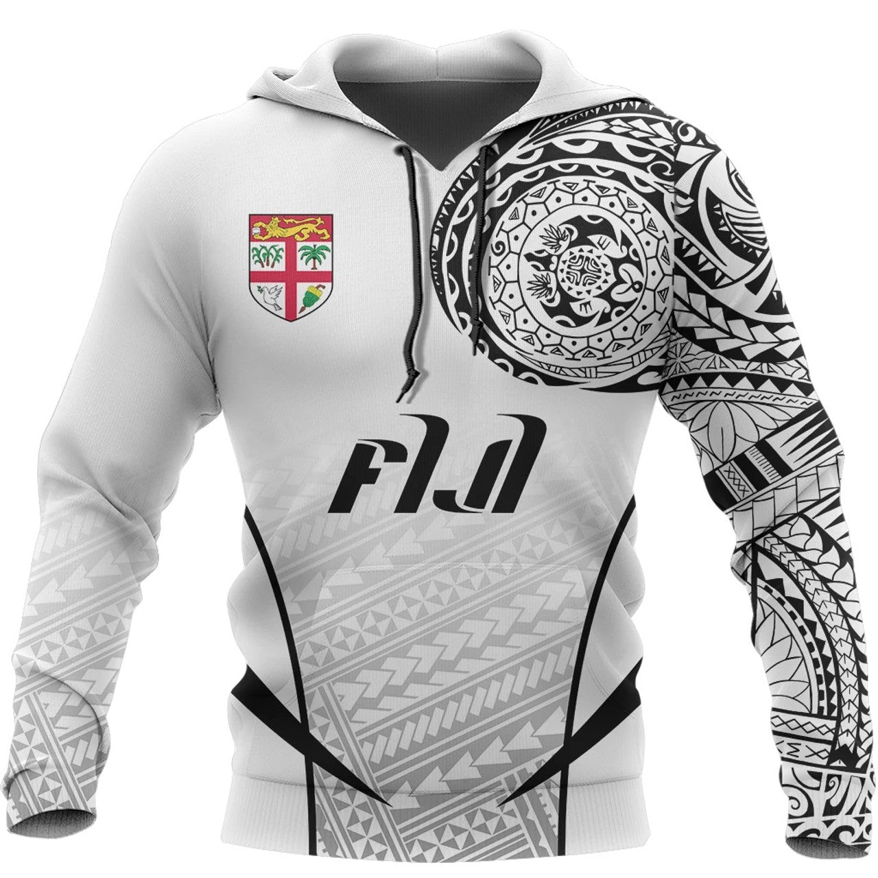 Fiji Flag Polynesian Tattoo Special Hoodie Unisex