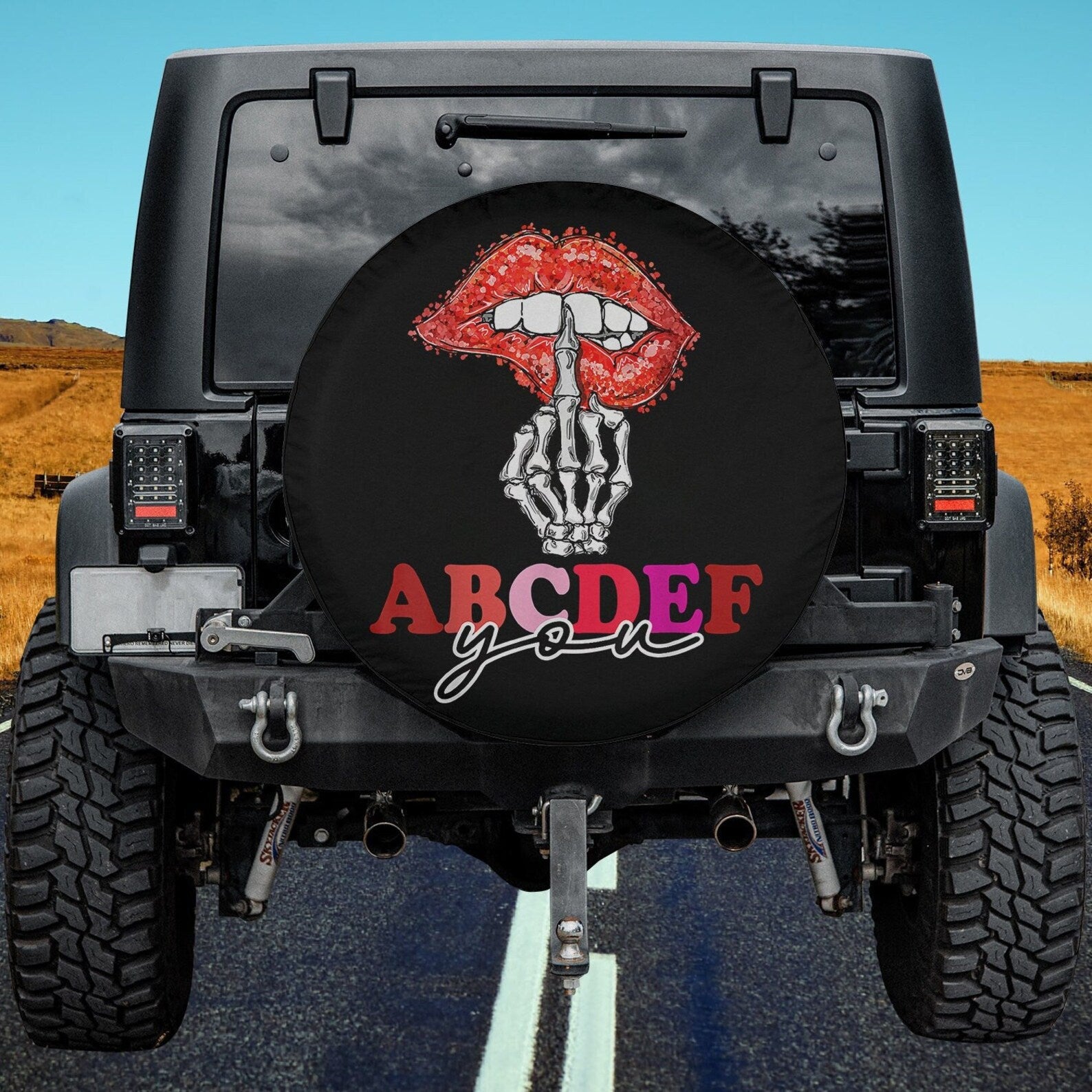 Deadly Attitude Spare Tire Cover