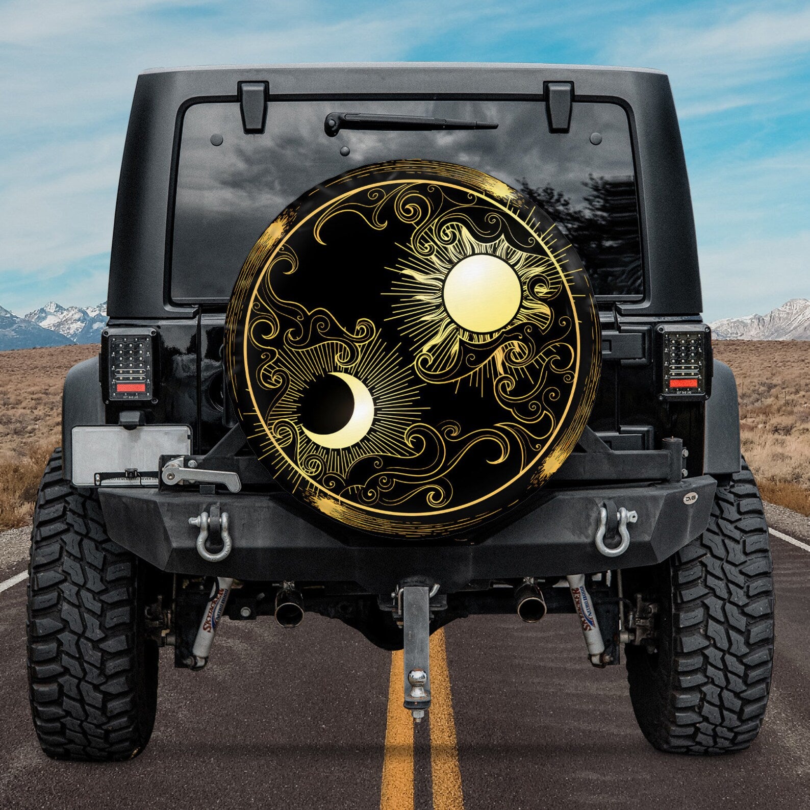 Mystic Orbit Spare Tire Cover