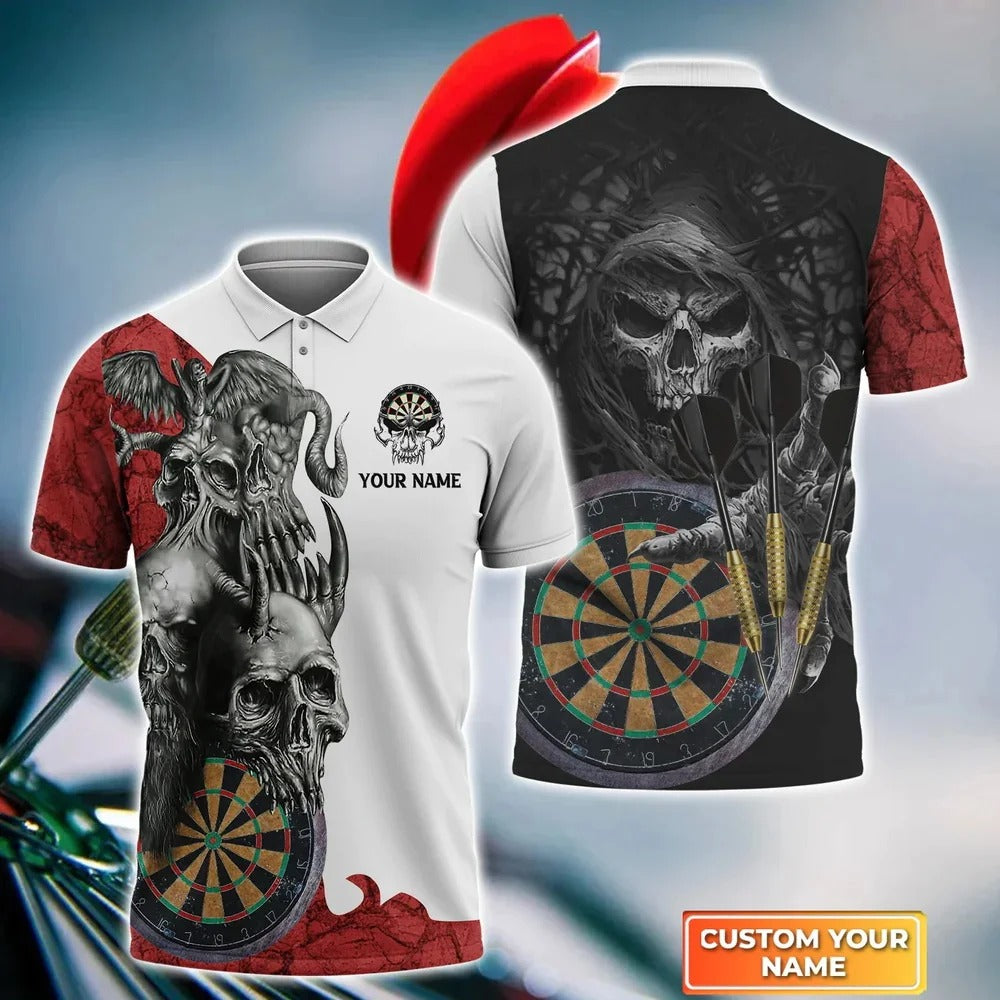 Personalised - Skull Dartboard For Men/Women