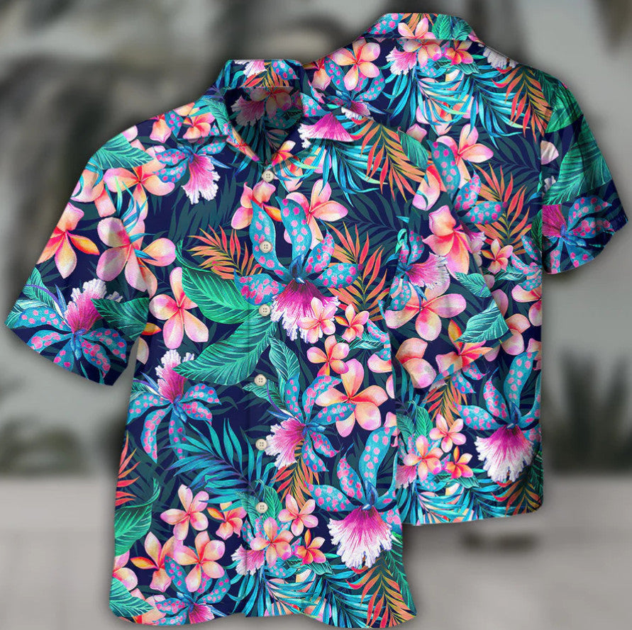 Flower Tropical Floral Aloha Hawaiian Shirt For Men/Women