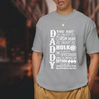 Daddy You Are Our Favorite Supperhero - 2D T-Shirt For Men/Women - TH02