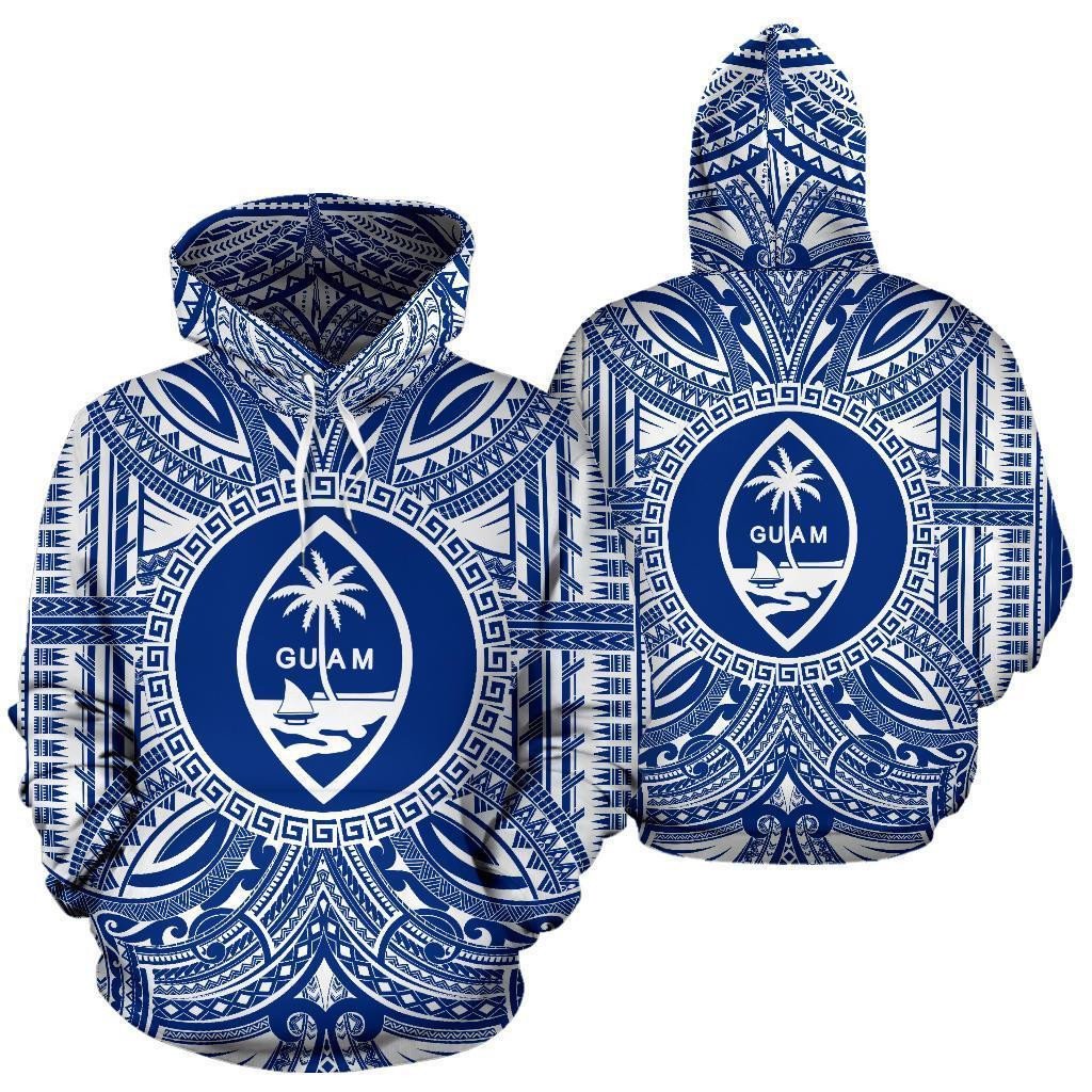 Guam Polynesian Tattoo Style Hoodie