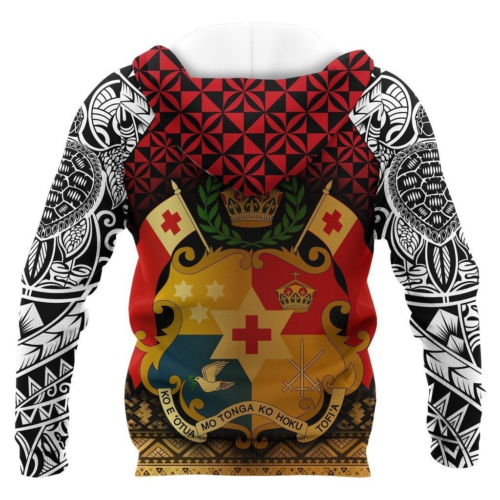 Tonga in My Heart Polynesian Tattoo Style Hoodie