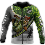 Personalized - Pike fishing Fisherman Hoodie Unisex
