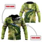 Personalized - Bass Master Fishing Camo Hoodie Unisex