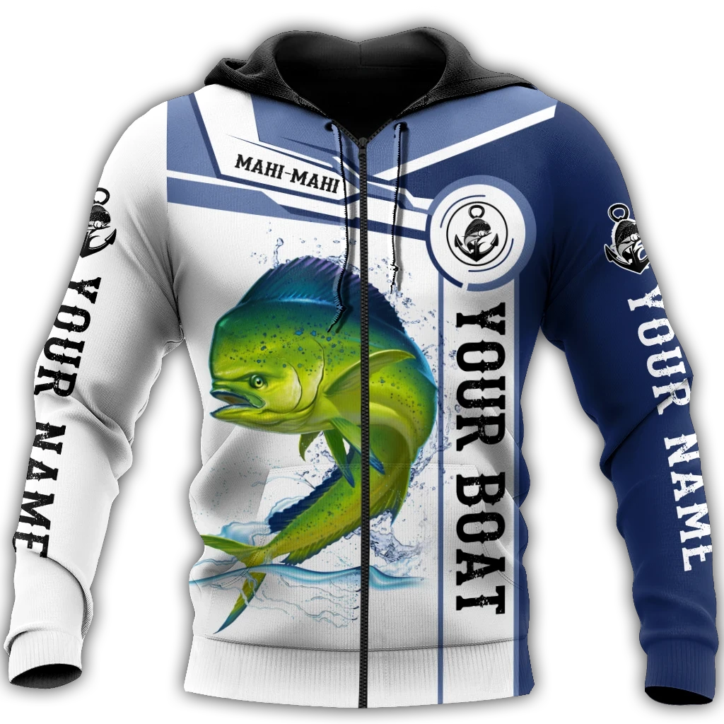 Personalized - Mahi-mahi Fishing Catch And Release Hoodie Unisex
