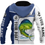 Personalized - Mahi-mahi Fishing Catch And Release Hoodie Unisex