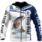 Personalized - Redfish Fishing Catch And Release Hoodie Unisex