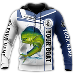 Personalized - Mahi-mahi Fishing Catch And Release Hoodie Unisex