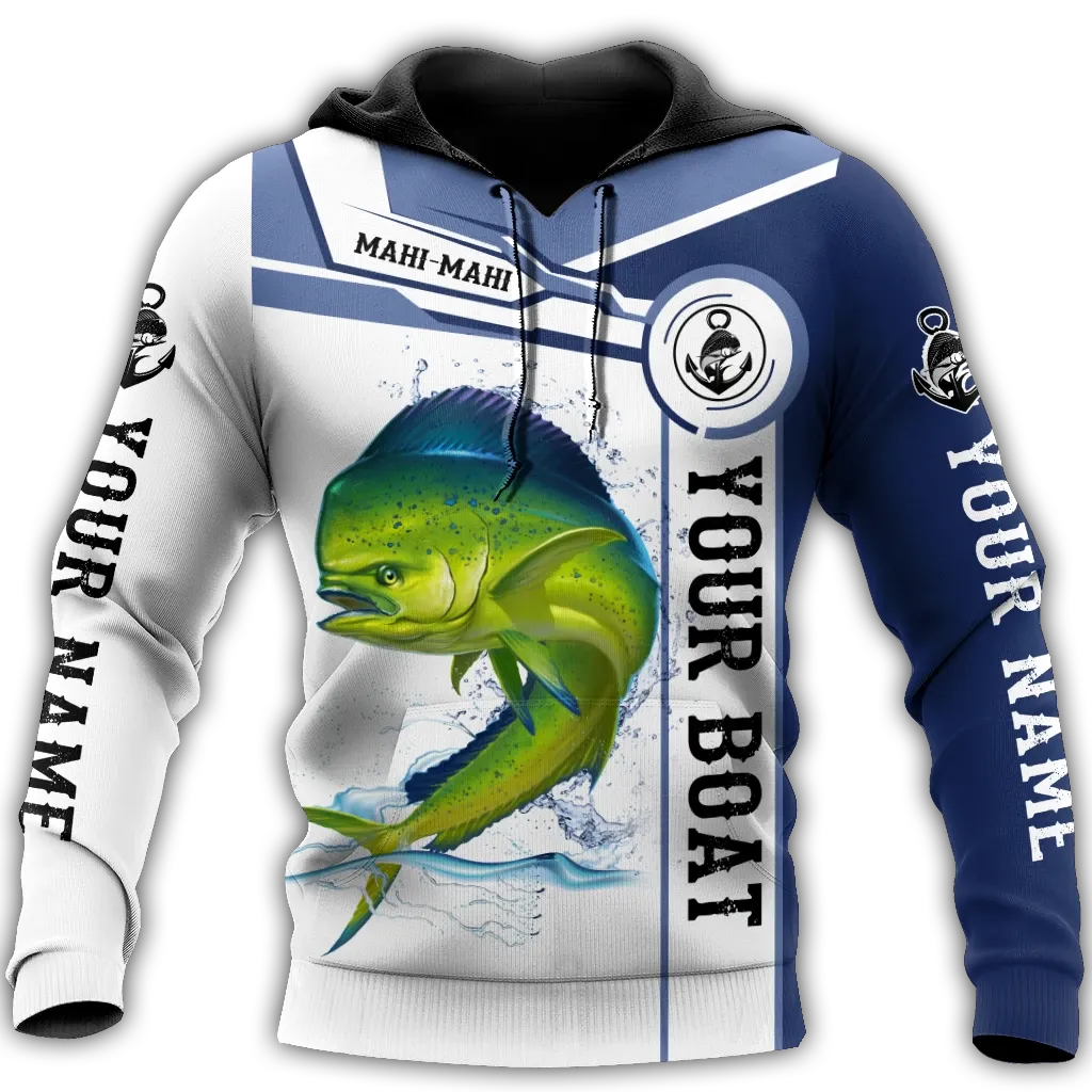 Personalized - Mahi-mahi Fishing Catch And Release Hoodie Unisex