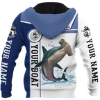 Personalized - Hammerhead Shark Fishing Team Catch And Release Hoodie Unisex