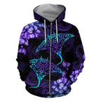 Beautiful Ray Hibiscus Hoodie Unisex