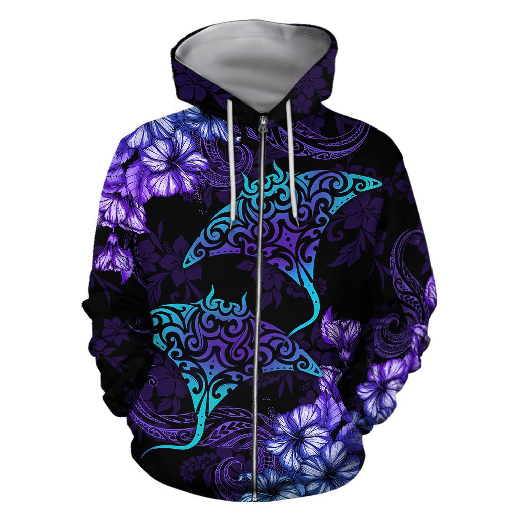 Beautiful Ray Hibiscus Hoodie Unisex